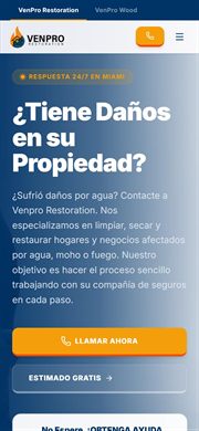 La misma web en un celular.